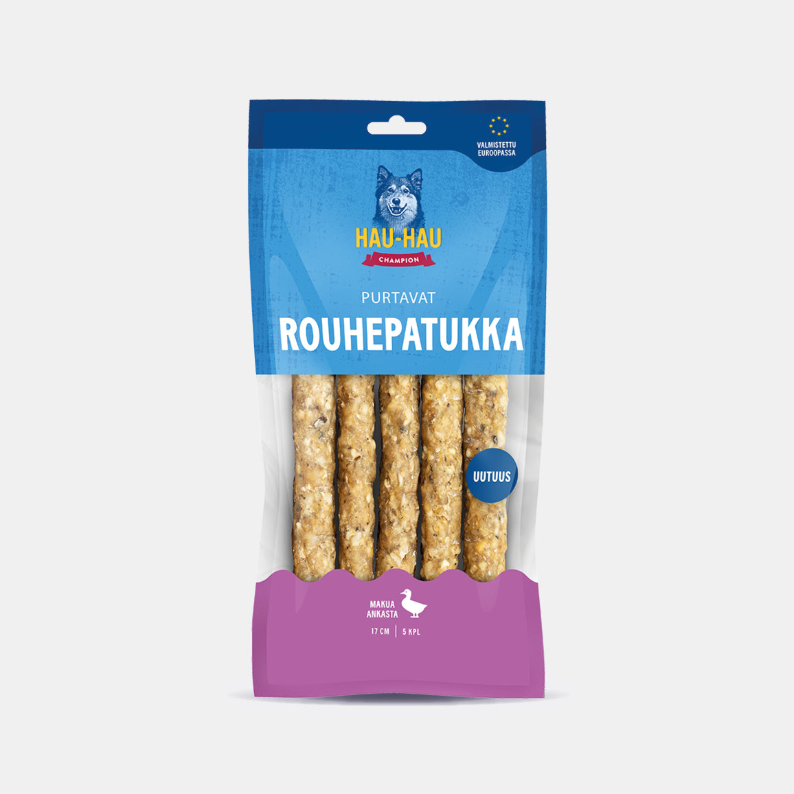 Purtavat Rouhepatukka Ankka 17 cm koiran rouheluu