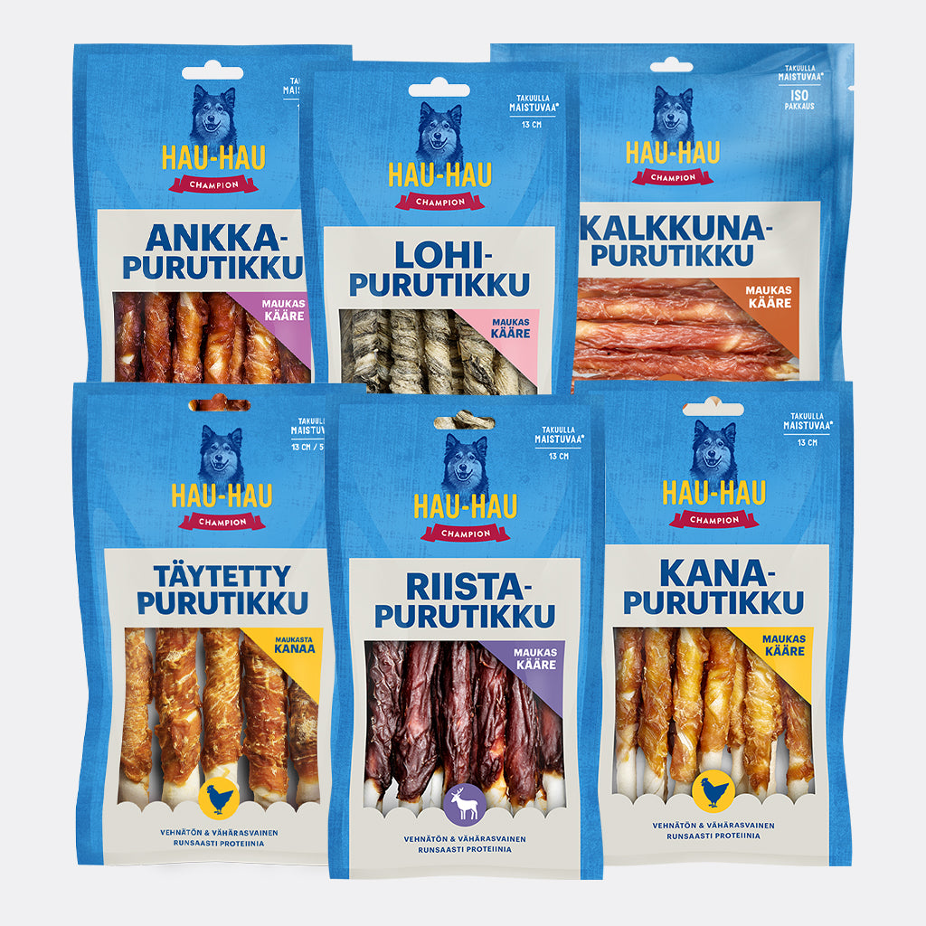 Ryhmäkuva Hau-Haun purutikuista