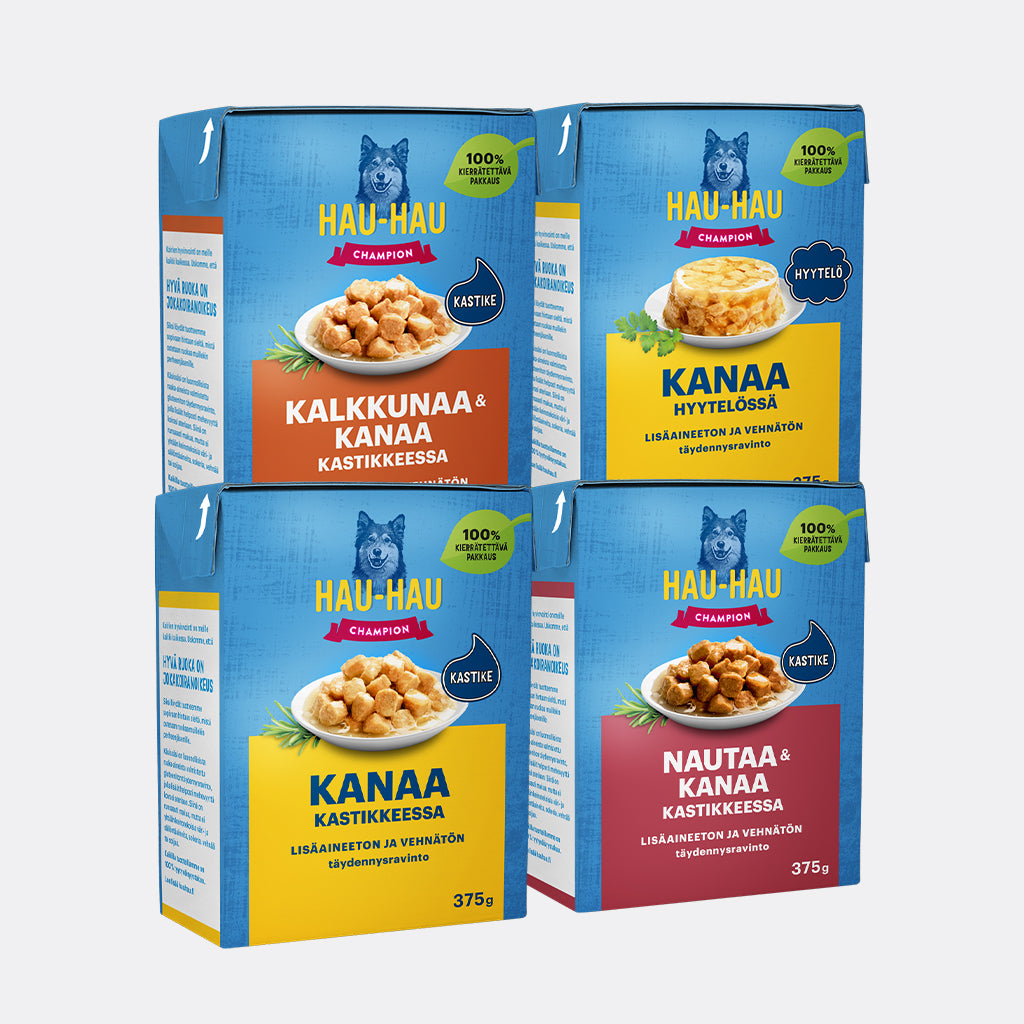 Ryhmäkuva Hau-Haun täydennysravinnoista