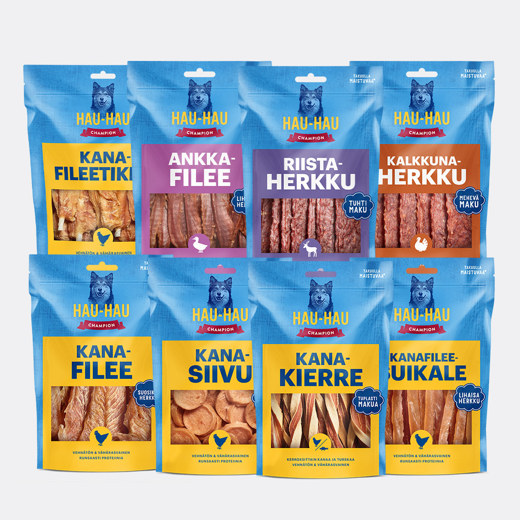 Ryhmäkuva Hau-Haun muista vehnättömistä herkuista