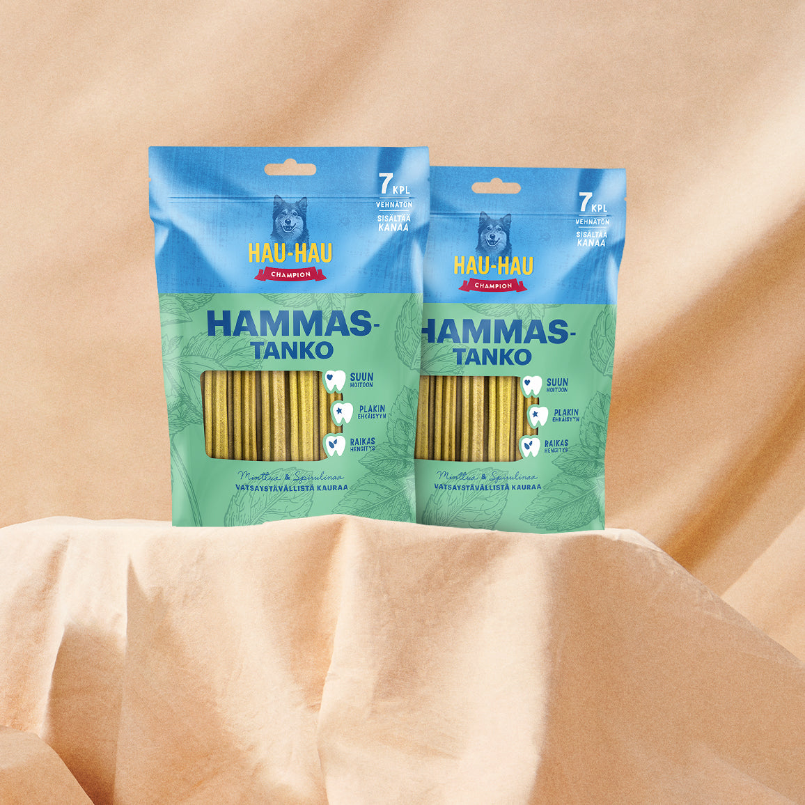 Hau-Hau Champion Hammastanko koiralle kuvituskuva