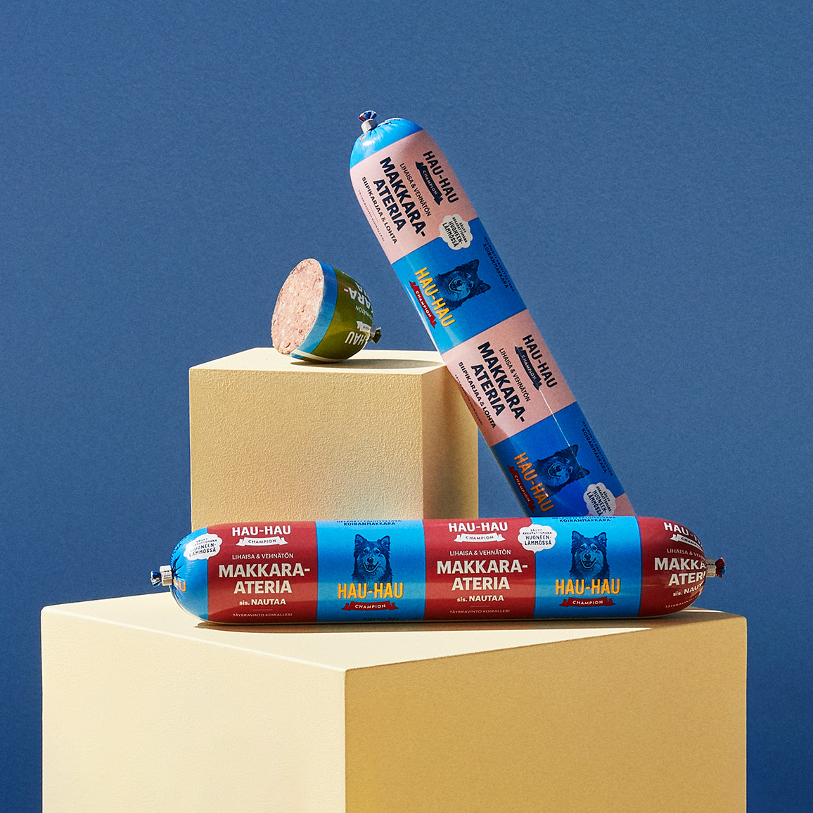 Hau-Hau Champion vehnätön koiranmakkara nautaa pakkauskuva