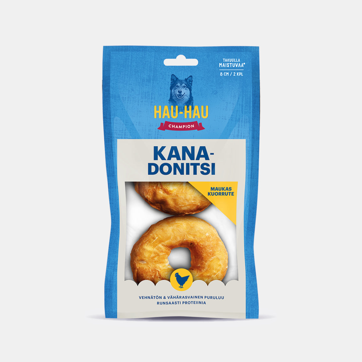 Hau-Hau Champion Kanadonitsi 8 cm koiran puruluu 100 g pakkauskuva