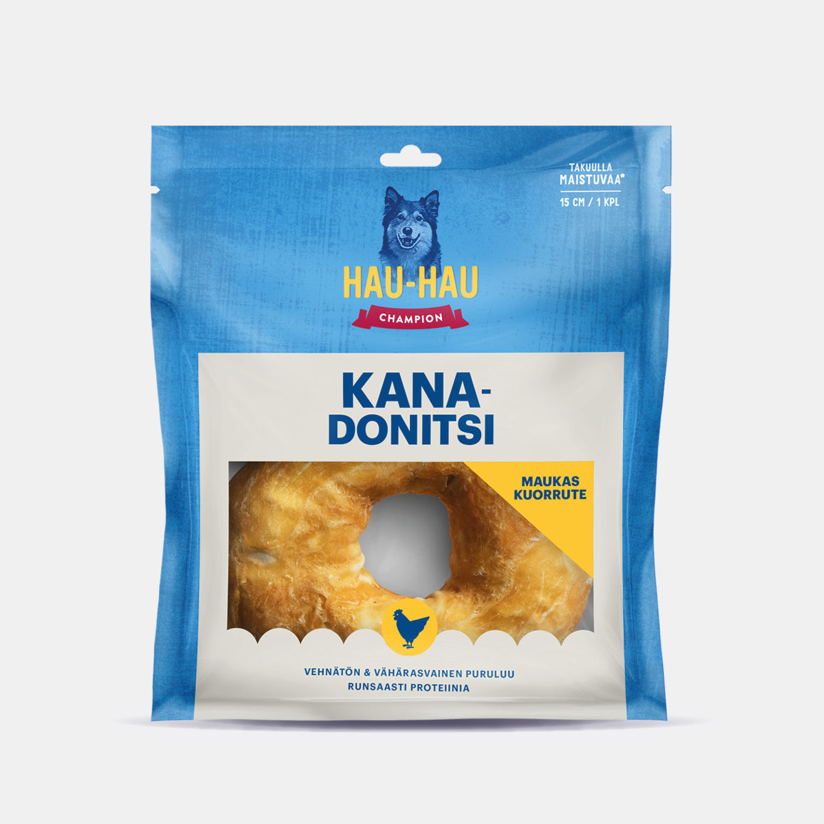 Hau-Hau Champion Kanadonitsi 15 cm koiran puruluu 120 g pakkauskuva