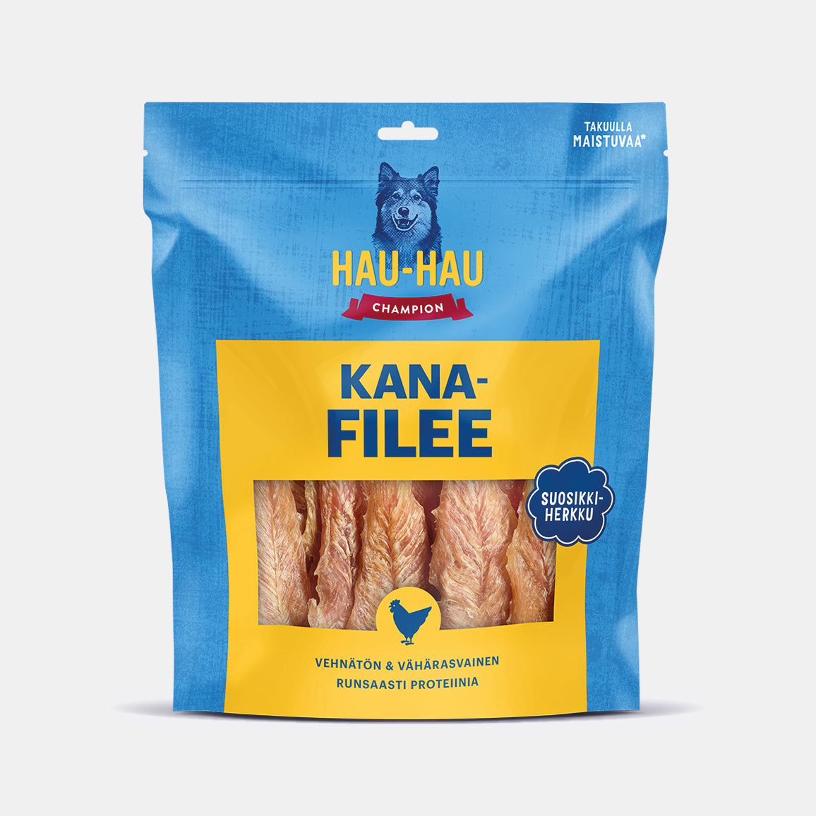 Hau-Hau Champion Kanafilee koiran herkku 800 g pakkauskuva