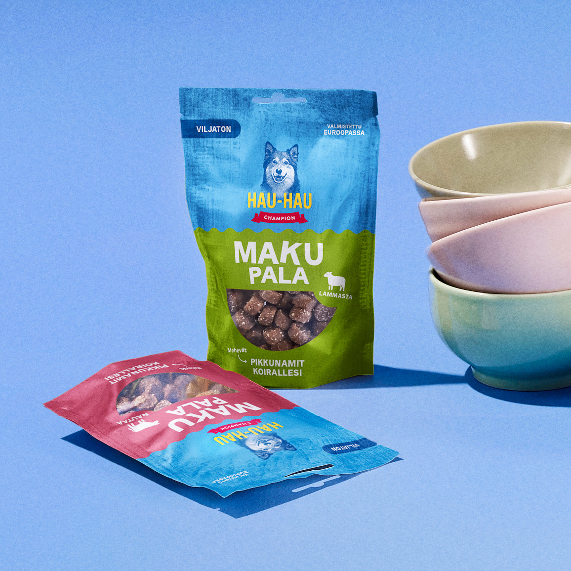 Hau-Hau Champion Makupala Lammasta viljaton koiran herkku 100 g pakkauskuva